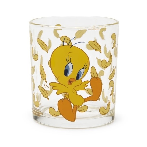 Excelsa set of 6 Looney Tunes Tweety and Sylvester glasses cl 25 Excelsa